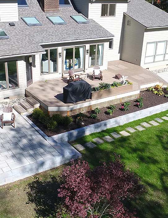 Villa outdoor garden